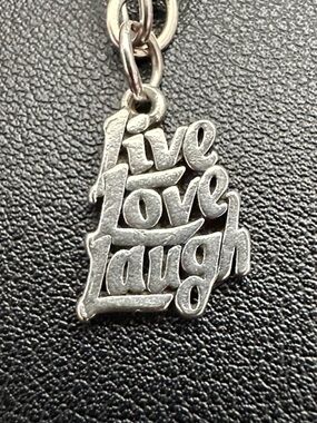 James Avery Silver Live Love Laugh Charm for Bracelet or Necklace